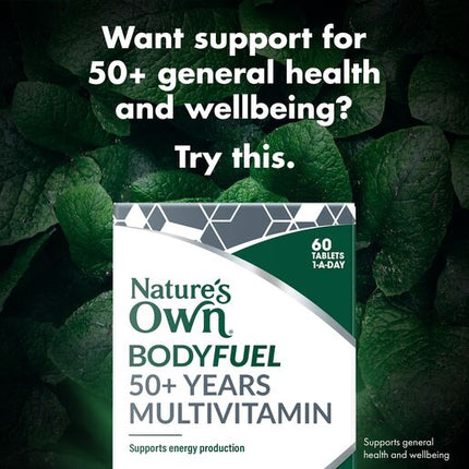 Nature's Own Bodyfuel 50+ Multivitamin 60 Tablets