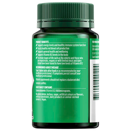 Natures's Own Vitamin B12 1000mcg Tablets 150