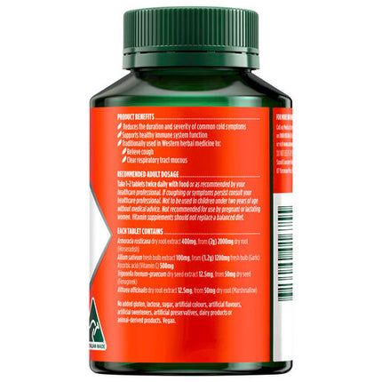 Nature's Own Triple Strength Garlic + C, Horseradish 100 Tablets