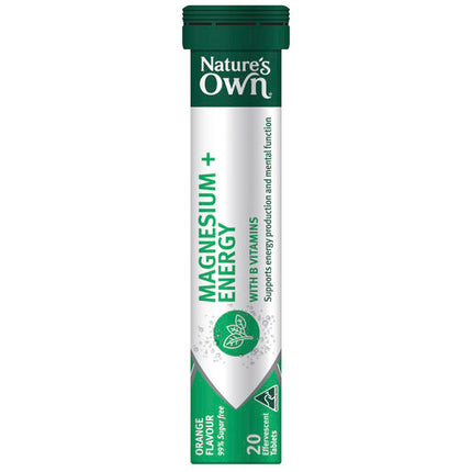 Nature's Own Magnesium + Energy Effervescent 20 Tablets