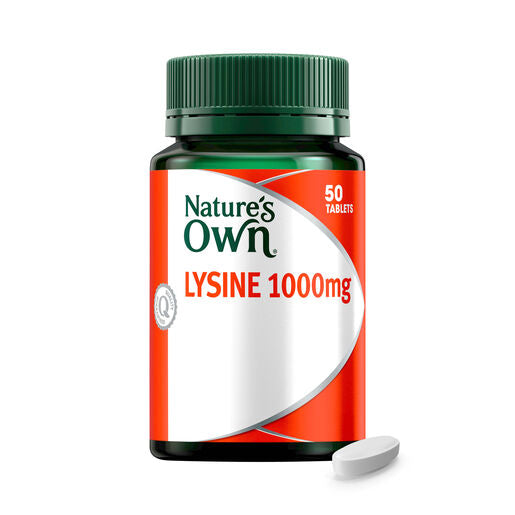 Nature's Own Lysine 1000mg 50 Tablets