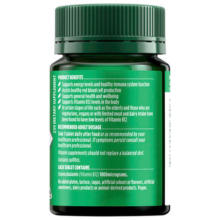 Nature's Own Vitamin B12 1000mcg 60 Tablets