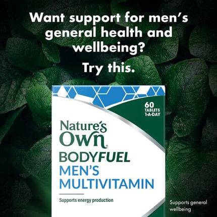 Nature's Own Bodyfuel Mens Multivitamin 60 Tablets