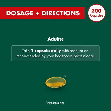 Nature's Own Vitamin D 1000Iu 200 Capsules