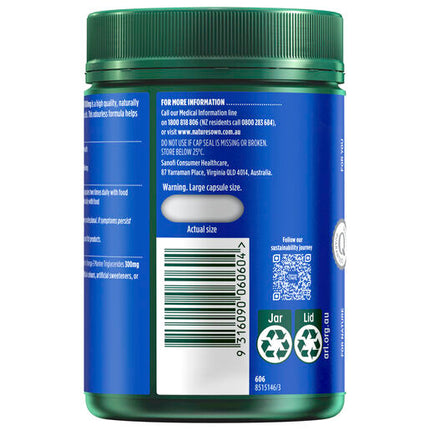 Nature's Own Odourless Fish Oil 1000Mg 200 Capsules