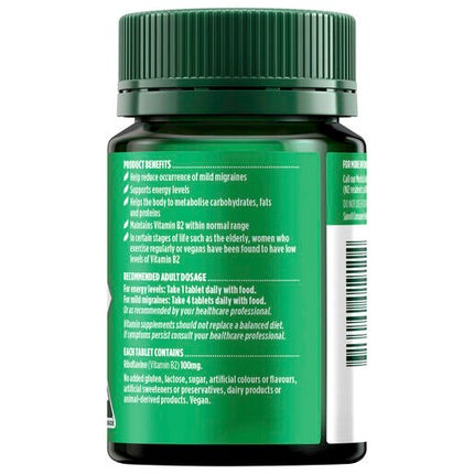 Nature's Own Vitamin B2 100Mg 100 Tablets