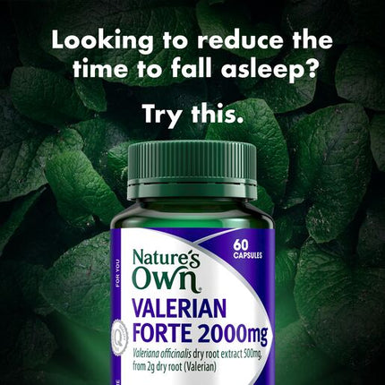 Nature's Own Valerian Forte 2000Mg 60 Capsules