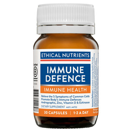 Ethical Nutrients Immune Defence 30 Capsules