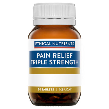 Ethical Nutrients Pain Relief Triple Strength with Turmeric 30 Tablets