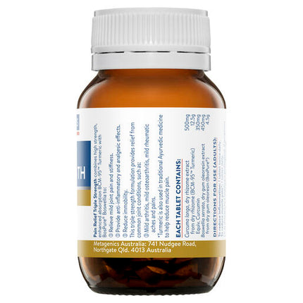 Ethical Nutrients Pain Relief Triple Strength with Turmeric 30 Tablets