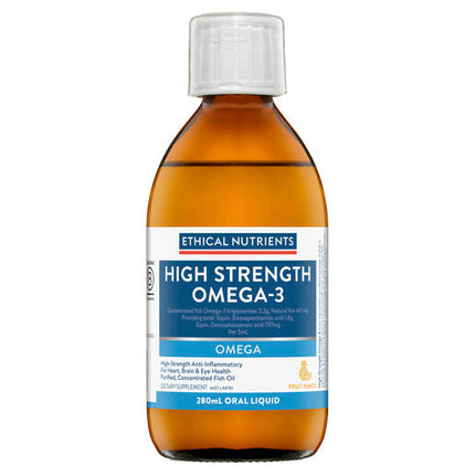 Ethical Nutrients High Strength Omega-3 Fruit Punch 280mL