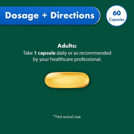 Nature's Own 4 in 1 Concentrated Fish Oil Odourless 60 Capsules