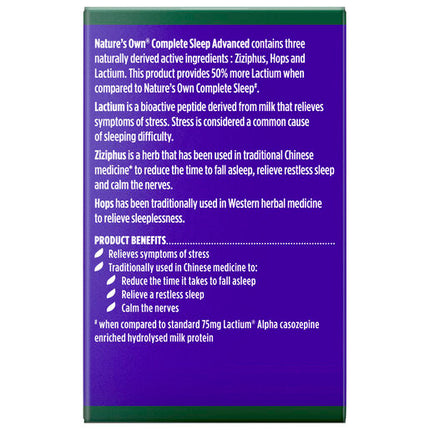 Nature's Own Complete Sleep Advanced 60 Tablets