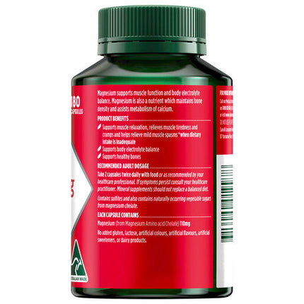 Nature's Own Magnesium Chelate 500mg 180 Capsules