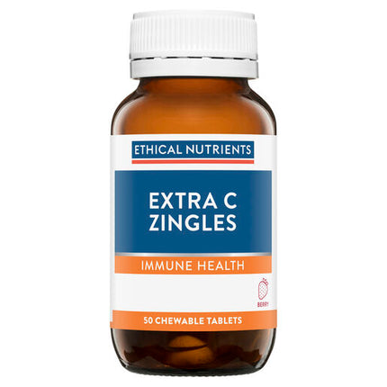 Ethical Nutrients Extra C Zingles Berry 50 Tablets