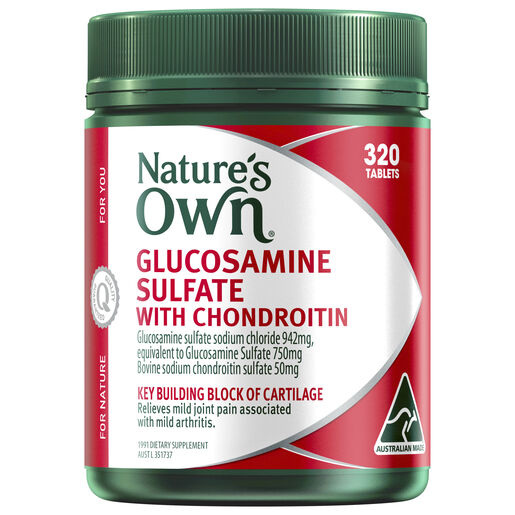 Nature's Own Glucosamine Sulfate with Chondroitin 320 Tablets