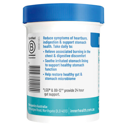 Inner Health Heartburn HP Herbal Probiotic 30 Capsules
