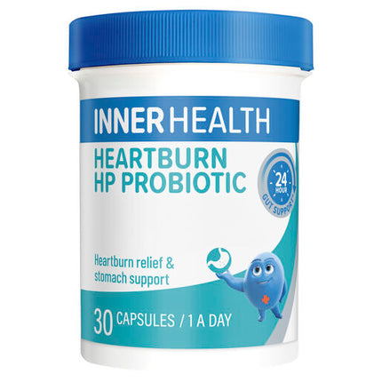 Inner Health Heartburn HP Herbal Probiotic 30 Capsules