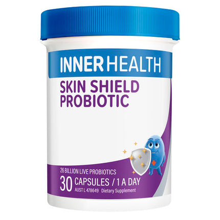 Inner Health Skin Shield Probiotic 30 Capsules