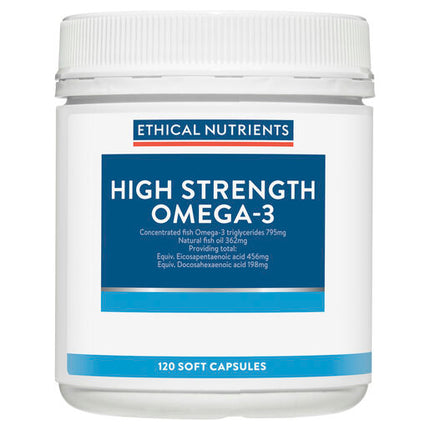 Ethical Nutrients High Strength Omega-3 120 Capsules