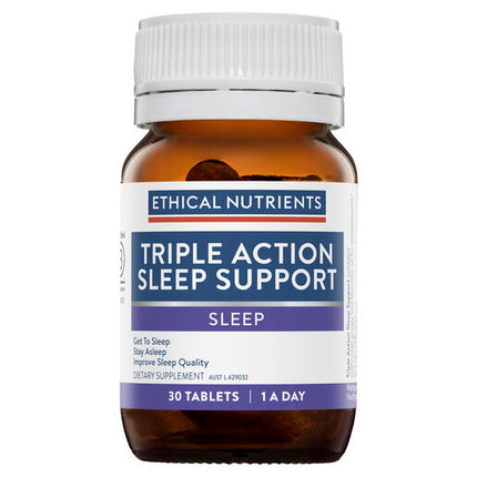 Ethical Nutrients Triple Action Sleep Support 30 Tablets
