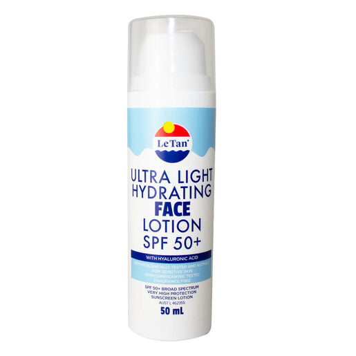 Le Tan Ultra Hydrating Face Lotion Spf50+