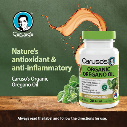 Caruso's Organic Oregano Oilcaps  60
