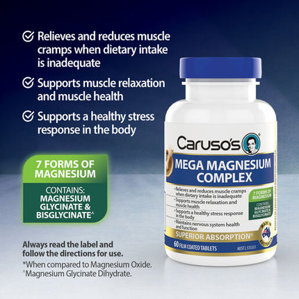 Caruso's Mega Magnesium Complex Tabs 60