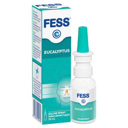 Fess Nasal Saline Spray Eucalyptus 30mL