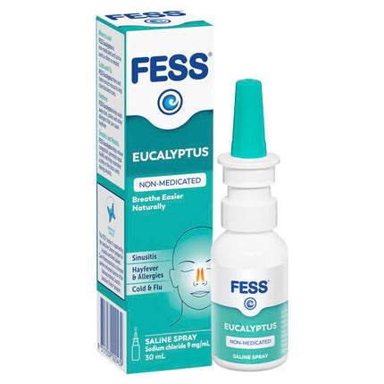 Fess Nasal Saline Spray Eucalyptus 30mL
