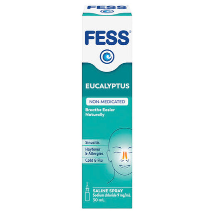 Fess Nasal Saline Spray Eucalyptus 30mL