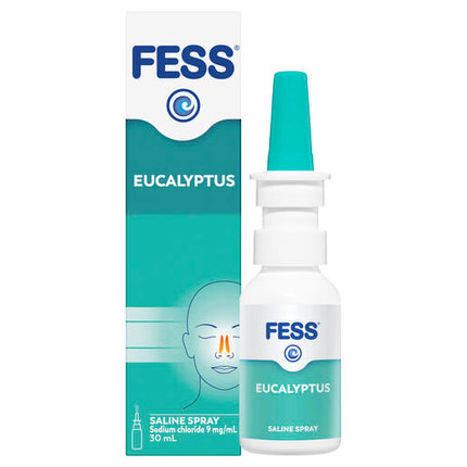 Fess Nasal Saline Spray Eucalyptus 30mL