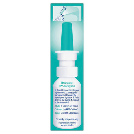 Fess Nasal Saline Spray Eucalyptus 30mL