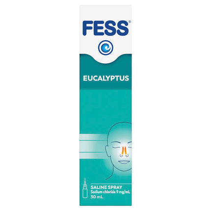Fess Nasal Saline Spray Eucalyptus 30mL