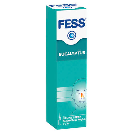 Fess Nasal Saline Spray Eucalyptus 30mL