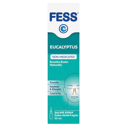 Fess Nasal Saline Spray Eucalyptus 30mL