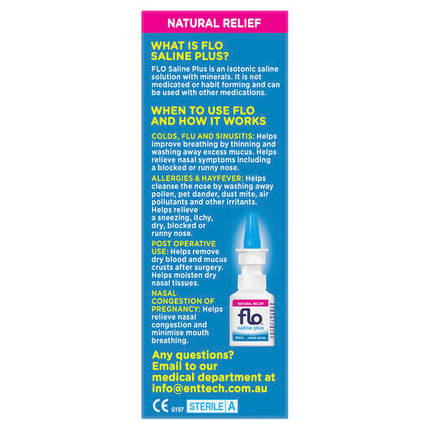 FLO Saline Plus Nasal Spray 30mL