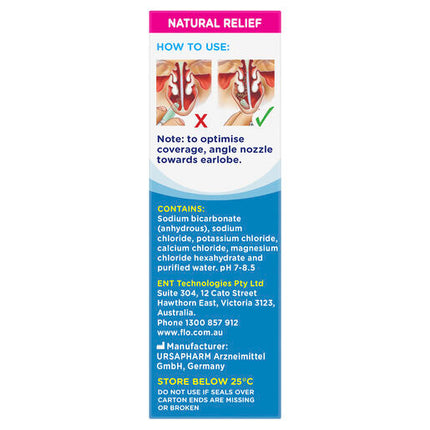 FLO Saline Plus Nasal Spray 30mL