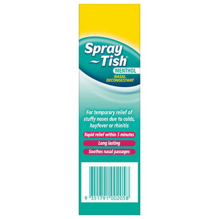Spray-Tish Menthol Metered Dose Nasal Mist 10ml