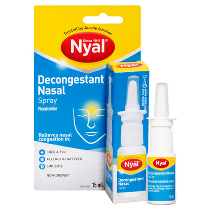 Nyal Decongestant Nasal Spray Non-Drowsy 15mL