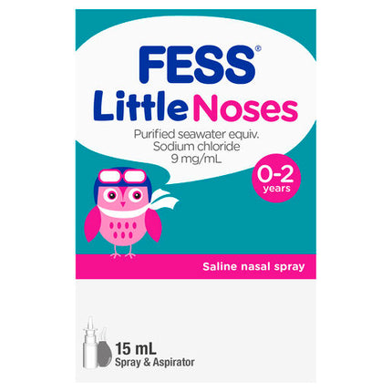Fess Little Noses Nasal Spray + Aspirator 15mL