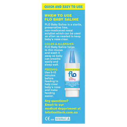 FLO Baby Saline Spray 15mL