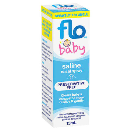 FLO Baby Saline Spray 15mL