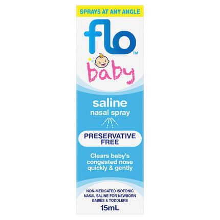 FLO Baby Saline Spray 15mL