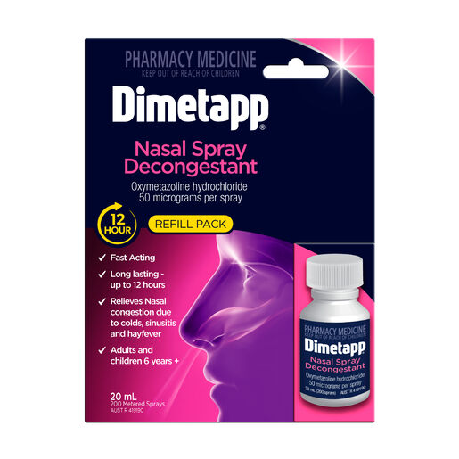 Dimetapp 12 Hour Nasal Spray Refill Pack 20mL