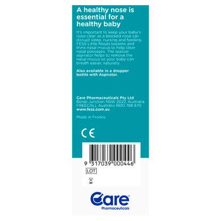 Fess Little Noses Nasal Spray + Aspirator 15mL