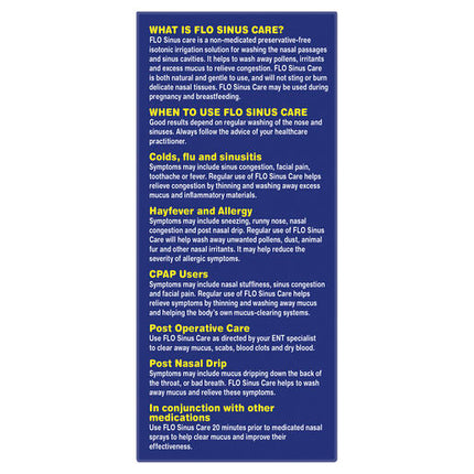 FLO Sinus Care Starter Kit + 12 Sachets