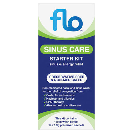 FLO Sinus Care Starter Kit + 12 Sachets