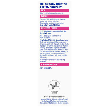 Fess Little Noses Nasal Spray 15mL