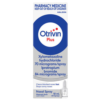 Otrivin Adult Plus Nasal Spray 10mL